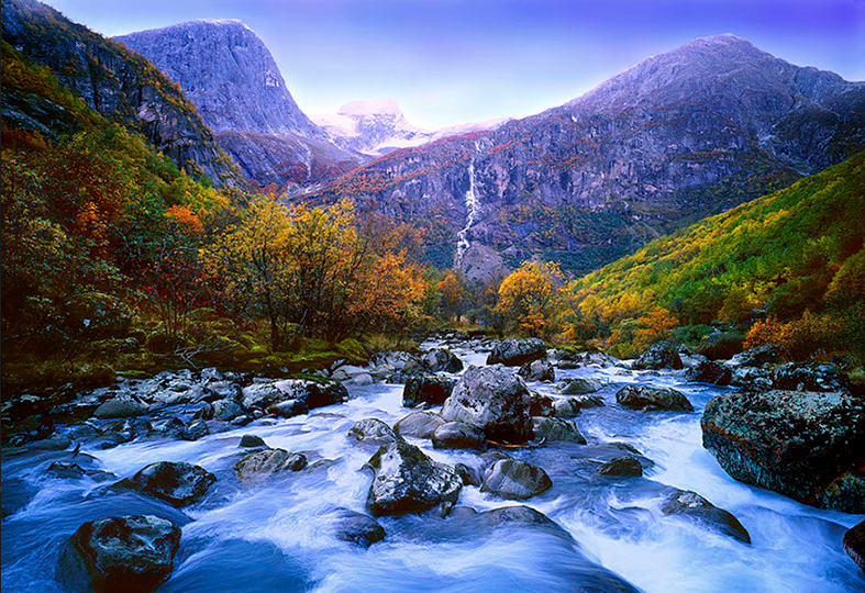 Stream from Bricksdalsbreen, South Norway